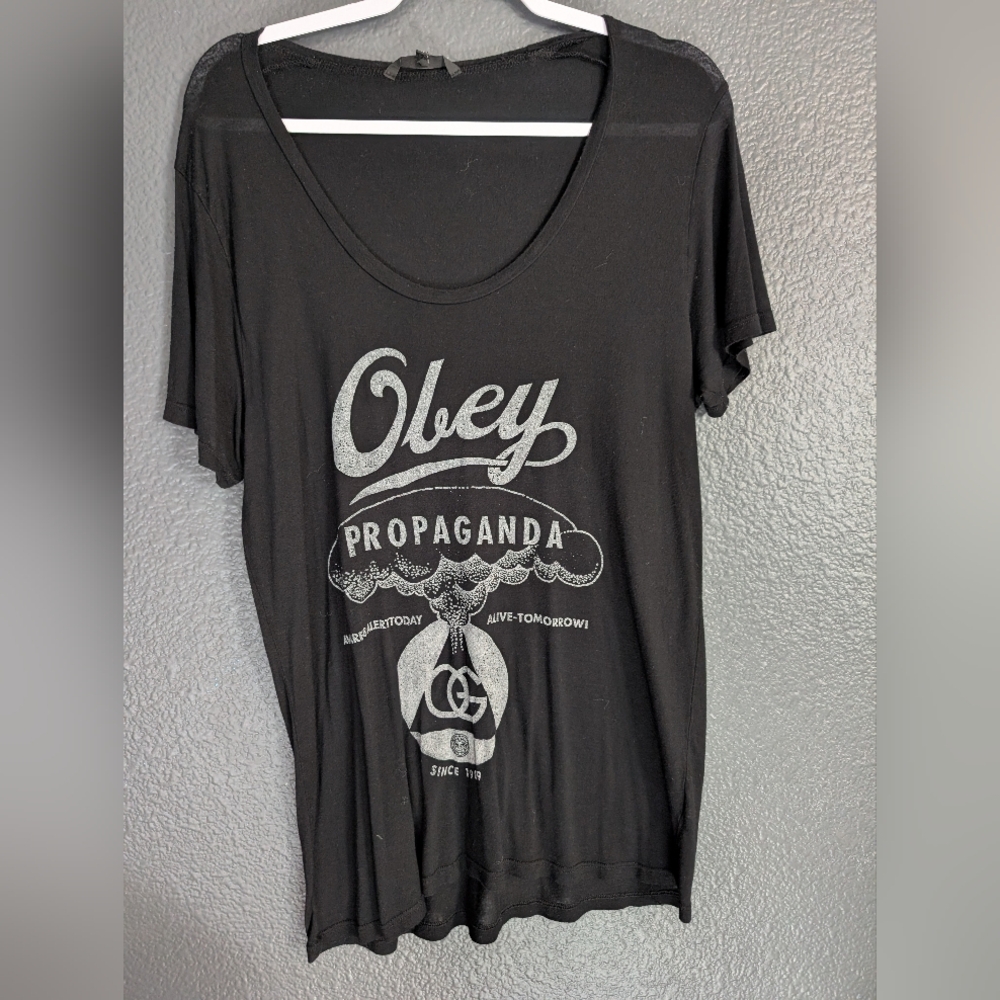 OBEY Sheer Shirt Size Large